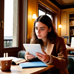 **

*Prompt:* A student in a cozy Parisian café, surrounded by legal textbooks and highlighted notes. They are using a digital flashcard app on a tablet, a determined expression on their face. In the background, the Eiffel Tower is subtly visible through the window. Soft, warm lighting. The scene is focused and calm, exemplifying effective study habits.

**