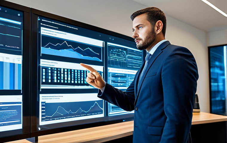 A diverse professional legal expert, fully clothed in a modest business suit, is thoughtfully analyzing complex legal data on a large, futuristic transparent display in a sleek, modern law office. The expert is interacting with the AI interface, deep in strategic thought, with correct proportions, perfect anatomy, and a natural pose. The well-formed hands are gently gesturing towards the screen, indicating deep engagement. The scene emphasizes the symbiosis of human expertise and advanced technology, showcasing redefined legal research. The image is safe for work, appropriate content, family-friendly, and captures professional photography with high quality.