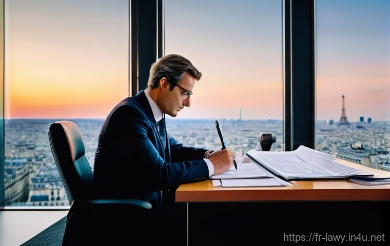 변호사 전문 분야별 수익 차이 - **Prompt 1: The Apex of Corporate Law in Paris**
    "A highly experienced French corporate lawyer, ...