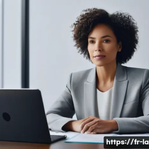 변호사 업무 일정 관리 노하우 - **Image Prompt: "Focused Legal Professional Utilizing Digital Tools"**
    A highly detailed, profes...